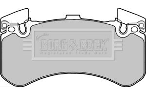 BORG & BECK Комплект тормозных колодок, дисковый тормоз BBP2356